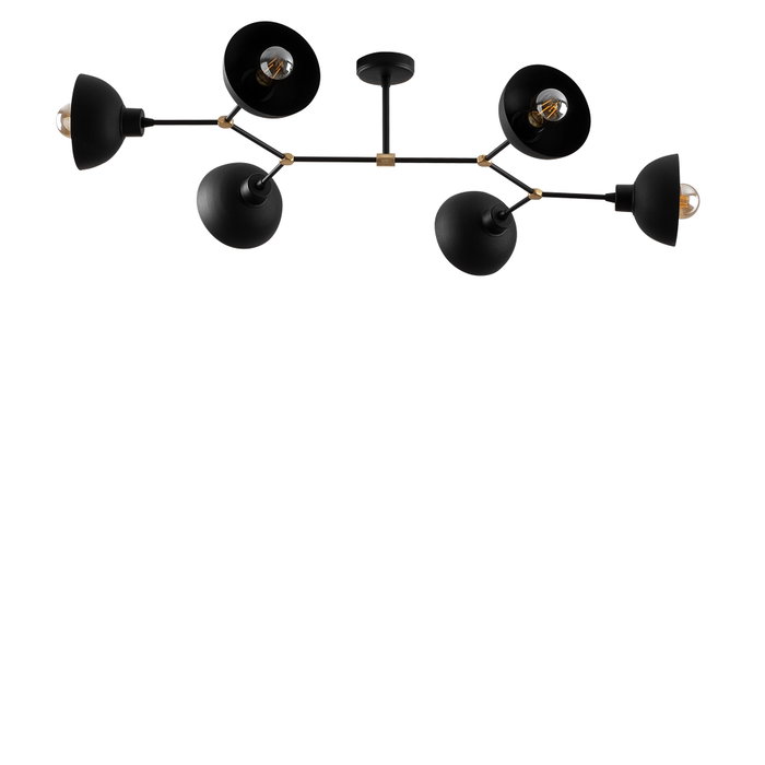 Opviq Lámpara de araña Dram - 1106 Negro